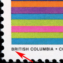 canada stamp 552iii british columbia centennial 7 1971