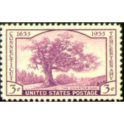 us stamp postage issues 772 charter oak 3 1935