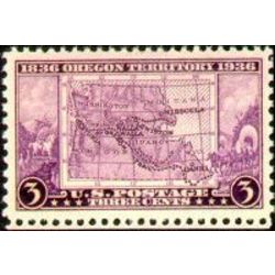 us stamp postage issues 783 map of oregon 3 1936