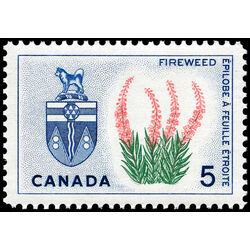 canada stamp 428i yukon fireweed 5 1966