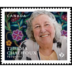 canada stamp 3384i thelma chalifoux 2023