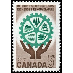 canada stamp 395 resources for tomorrow 5 1961