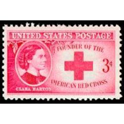 us stamp postage issues 967 clara barton 3 1948