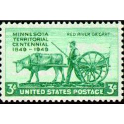 us stamp postage issues 981 minnesota territorial centennial 3 1949