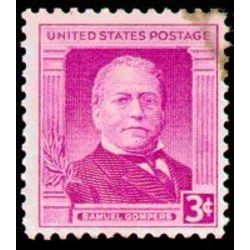 us stamp postage issues 988 samuel gompers 3 1950