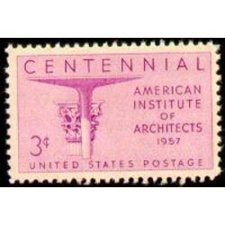 us stamp 1089 architect 3 1957