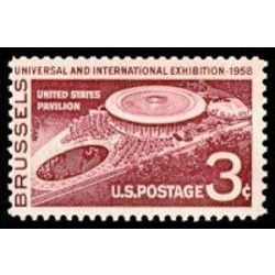 us stamp 1104 brussels exhibition 3 1958