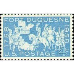 us stamp 1123 fort duquesne 4 1958