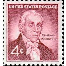 us stamp 1138 dr ephraim mcdowell 4 1959