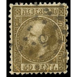 netherlands stamp 12 william iii 50 1867 U 001