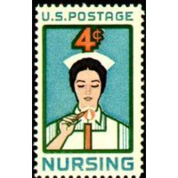 us stamp 1190 nursing 4 1961