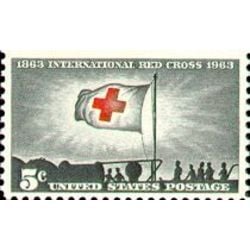 us stamp 1239 international red cross 5 1963