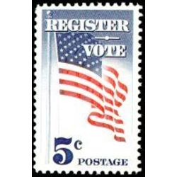 us stamp 1249 register vote 5 1964