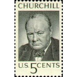 us stamp 1264 churchill memorial 5 1965