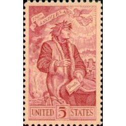 us stamp 1268 italian poet dante 5 1965