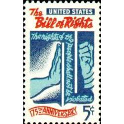 us stamp 1312 bill of rights 5 1966