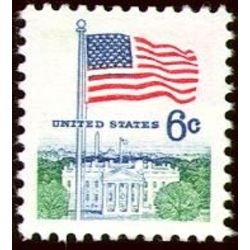 us stamp postage issues 1338d flag 6 1970