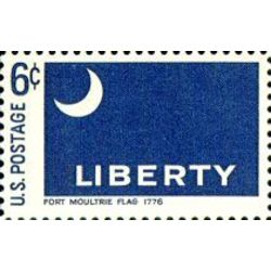 us stamp 1345 flag ft moultrie 6 1968