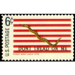 us stamp 1354 flag first navy jack 6 1968