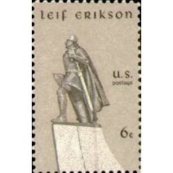 us stamp 1359 leif erikson 6 1968