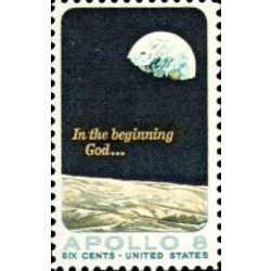 us stamp 1371 apollo 8 moon orbit 6 1969