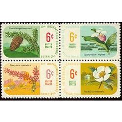 us stamp 1379a botanical congress block of 4 24 1969