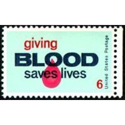 us stamp 1425 blood donor 6 1971