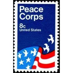 us stamp 1447 peace corps 8 1972