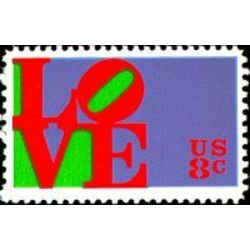 us stamp 1475 love 8 1973