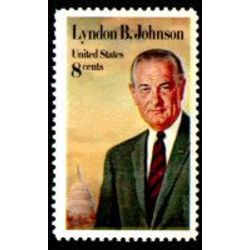 us stamp postage issues 1503 36th president johnson 8 1973