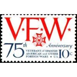 us stamp 1525 veterans of foreign wars 10 1974