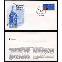 canada stamp 740 peace tower 25 1977 FDC 003