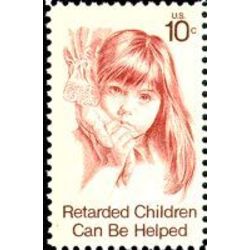 us stamp 1549 mentally handicapped children 10 1974