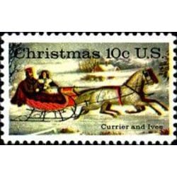 us stamp 1551 winter road 10 1974