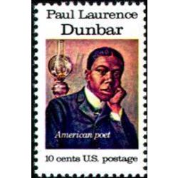 us stamp 1554 paul lawrence dunbar 10 1975