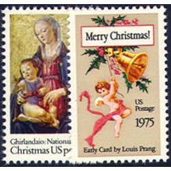 us stamp 1579 80 merry christmas 1975 10 1975