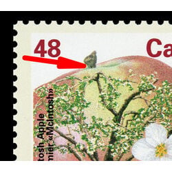 canada stamp 1363ii mcintosh apple 48 1991