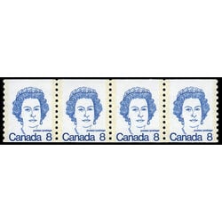 canada stamp 604 strip queen elizabeth ii 1974