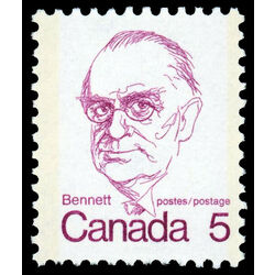 canada stamp 590iii richard b bennett 5 1973