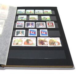 canada used collection in a grey stockbook