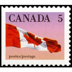 canada stamp 1185a canada flag 5 1990