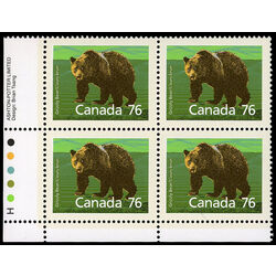 canada stamp 1178 grizzly bear 76 1989 PB LL