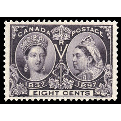 canada stamp 56 queen victoria diamond jubilee 8 1897 M VF 065