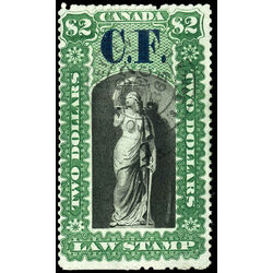 canada revenue stamp ol12 law stamps 2 1864