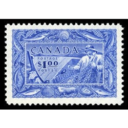 canada stamp 302 fisherman 1 1951 M VFNH 022