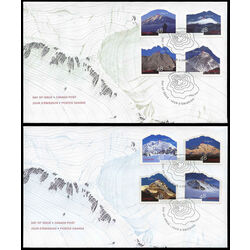 canada stamp 1960 united nations international year of mountains towards the summits 2002 FDC