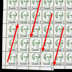 canada stamp 587 sir wilfrid laurier 2 1973 M PANE 033