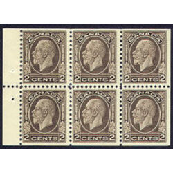 canada stamp bk booklets bk21b king george v 1933