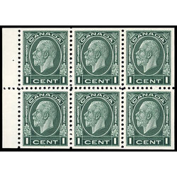 canada stamp bk booklets bk20b king george v 1933