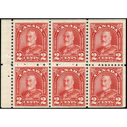 canada stamp bk booklets bk16a king george v 1930